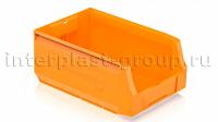 Складской лоток/контейнер для зап. частей, крепежей, оранжевый, 350x225x150 мм