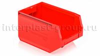 Складской лоток/контейнер для зап. частей, крепежей, красный, 350x225x200 мм