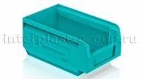 Складской лоток/контейнер для зап. частей, крепежей, бирюзовый, 165x100x75 мм
