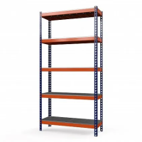 Стеллаж металлический Профи-Т 3000x1240x455 мм. Полки: оцинк. мет. перф. усил. 5 шт.