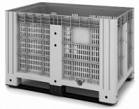 Контейнер iBox перфорированный на полозьях, 1200x800x800 мм