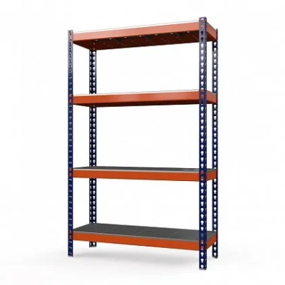 Стеллаж металлический Профи-Т 2500x1240x655 мм. Полки: оцинк. мет. перф. усил. 4 шт.