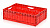 Ящик складной, 600х400х180 мм, красный