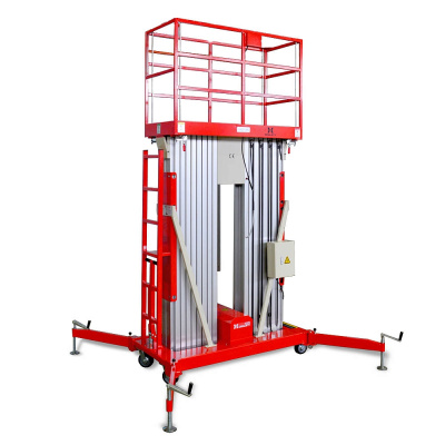 Телескопический двухмачтовый подъемник ZX-2-140 OXLIFT 14000 мм 150 кг