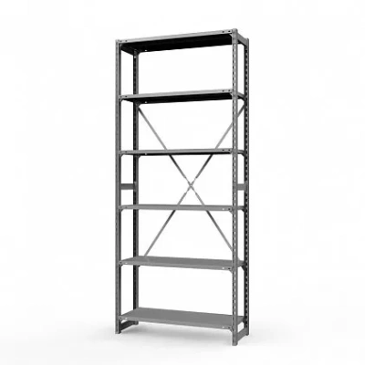 Стеллаж металлический ТСУ Универсал, 3000x760x500 мм. Полки: метал. 6 шт.