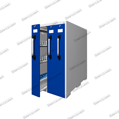 Шкаф с 3 выкатными секциями Ш-300мм