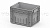 Универсальный контейнер пластиковый RL-KLT 4280, серый