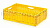 Ящик складной, 600х400х180 мм, желтый